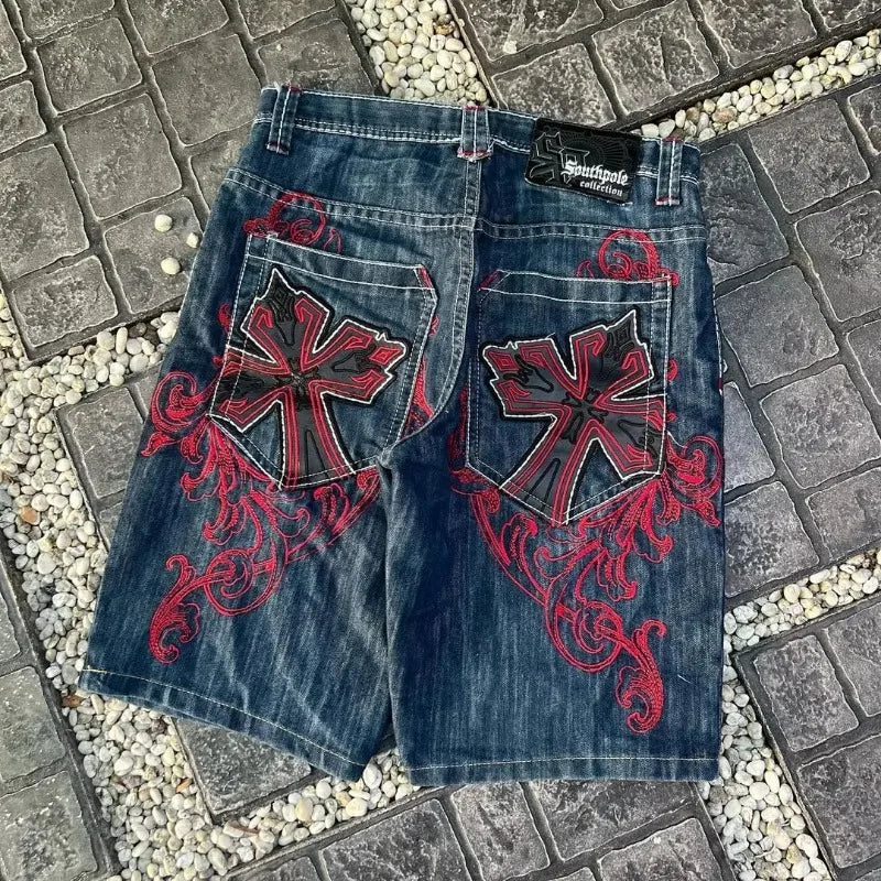 Graphic print shorts
