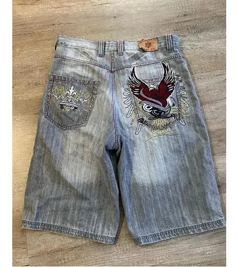 Graphic print shorts