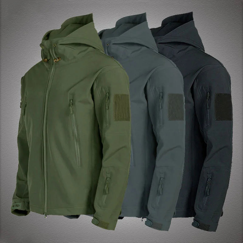 Military shark skin jacket