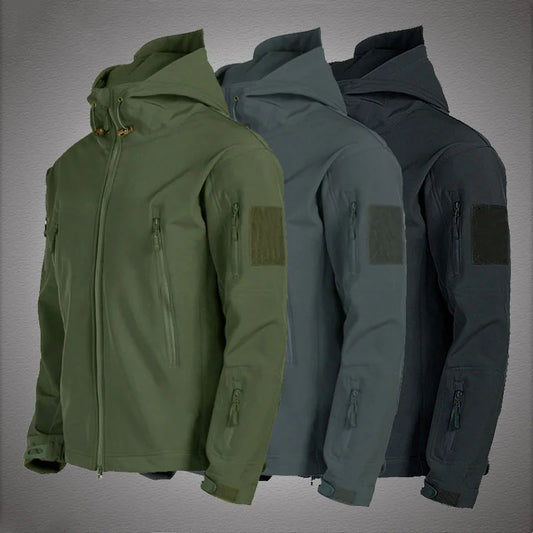 Military shark skin jacket